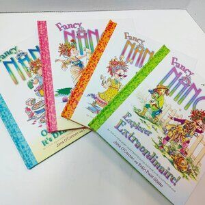 Lot of 4 Fancy Nancy Hardcover Paperback Books by Jane O'Connor - Random *MIX*